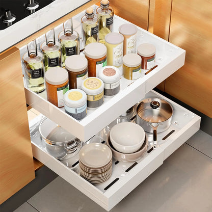 Drill-Free Pull-Out Cabinet Organizer