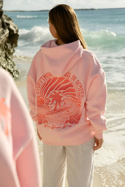 Chasing Sun-Set Oversized Hoodie